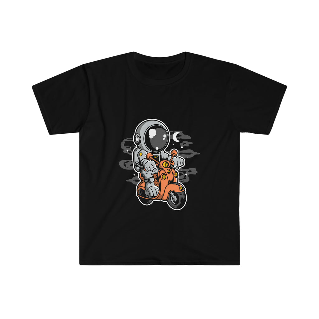 Astronaut Scooter Unisex Softstyle T-Shirt