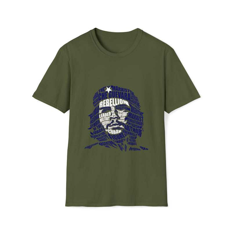 Che Guevara Calligram Unisex Softstyle T-Shirt
