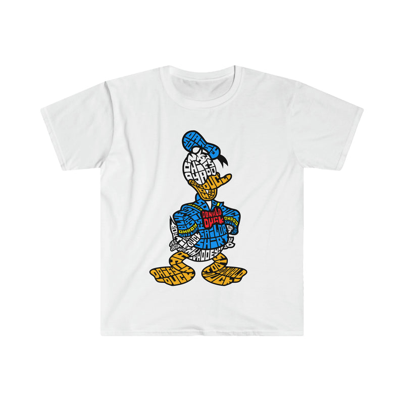 Donald Calligram Unisex Softstyle T-Shirt