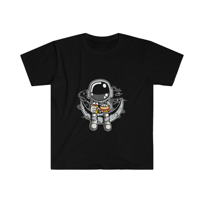Astronaut Crescent Unisex Softstyle T-Shirt