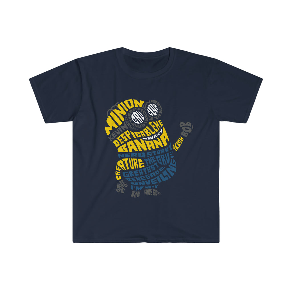Minion Calligram Unisex Softstyle T-Shirt