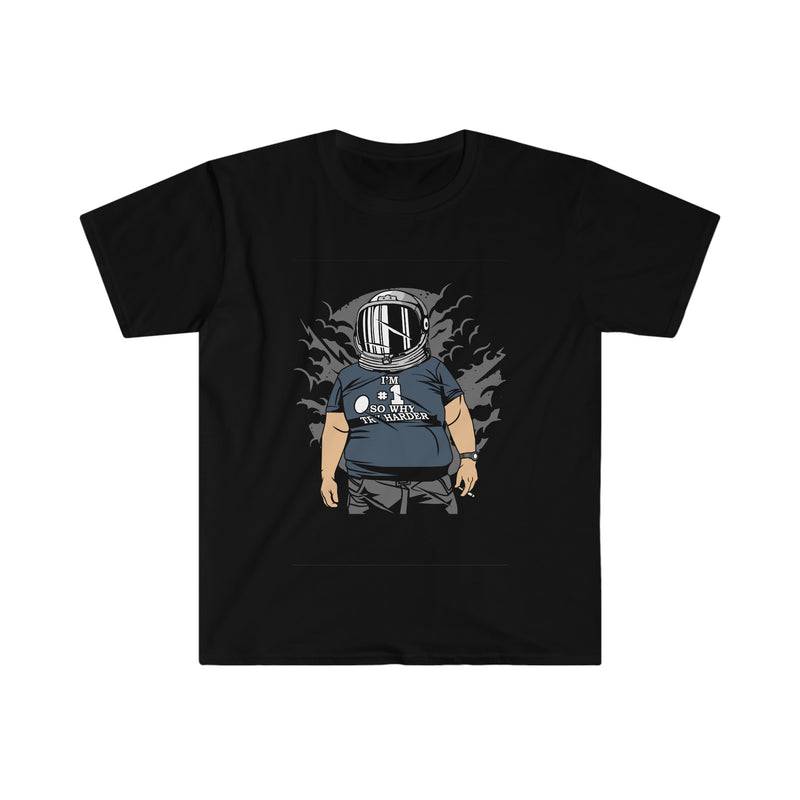 Fat Boy Astronaut Unisex Softstyle T-Shirt