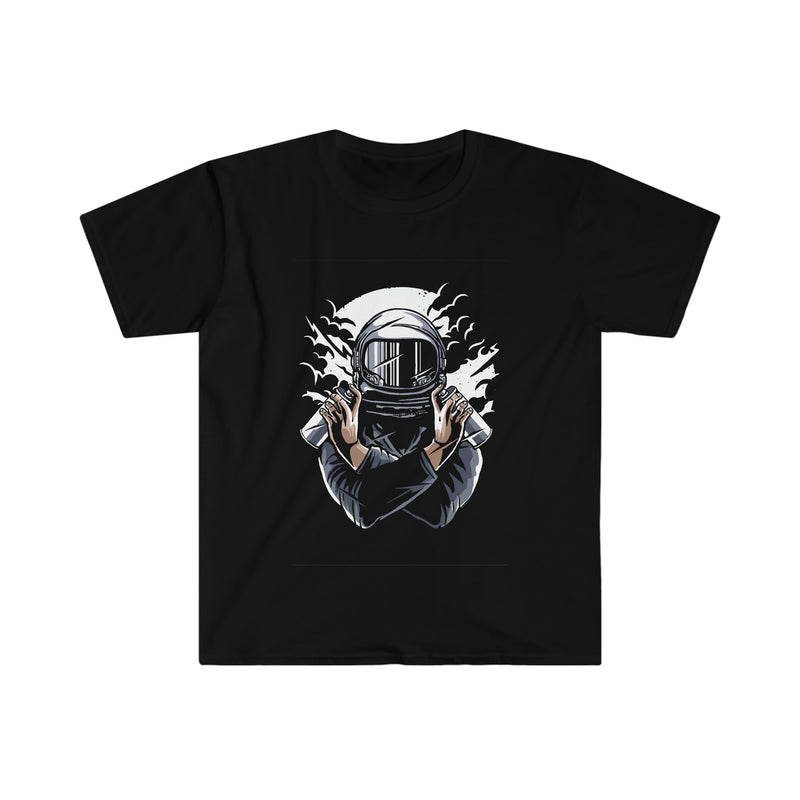 Graffiti Astronaut Unisex Softstyle T-Shirt