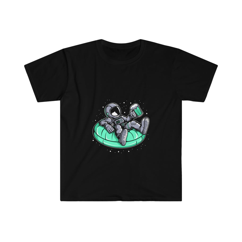 Astronaut Pool Float Unisex Softstyle T-Shirt