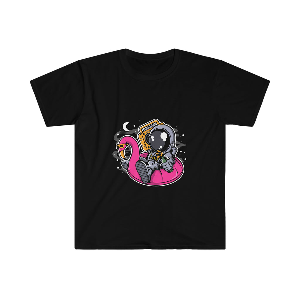 Astronaut Floaties Ballon Unisex Softstyle T-Shirt