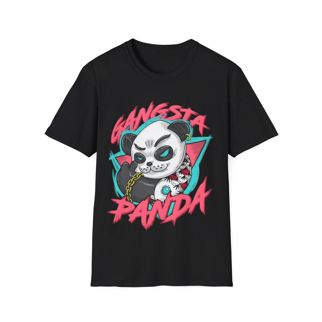 Gangsta Panda Unisex Softstyle T-Shirt