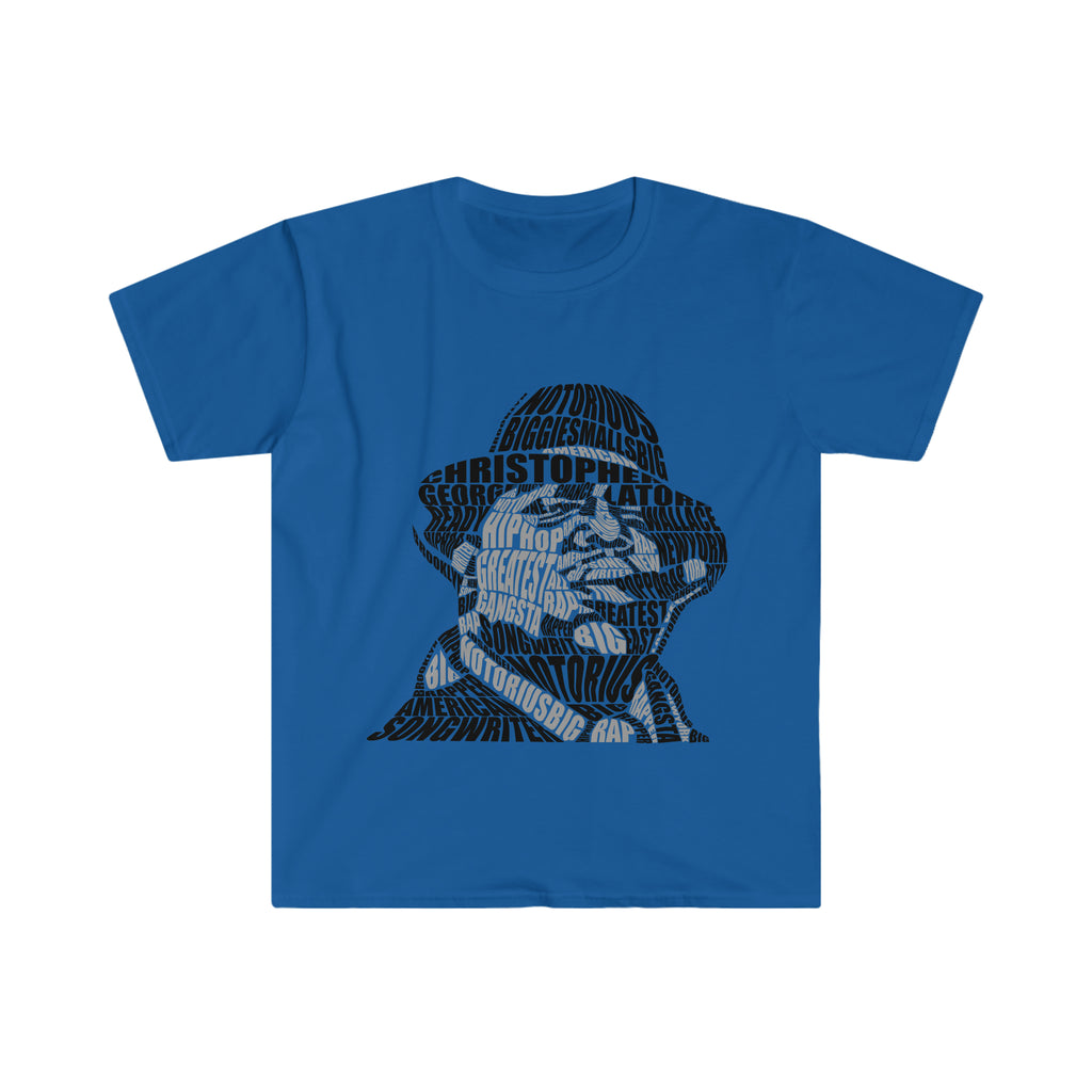 Notorious Big Calligram Unisex Softstyle T-Shirt