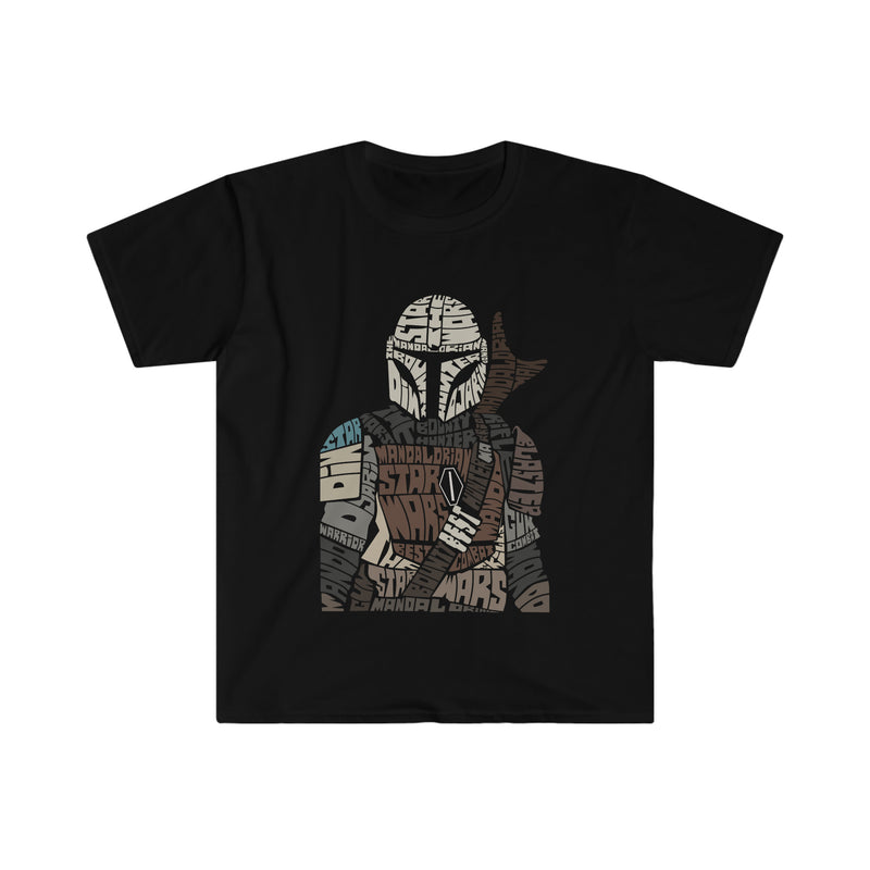 Mandalorian Calligram Unisex Softstyle T-Shirt