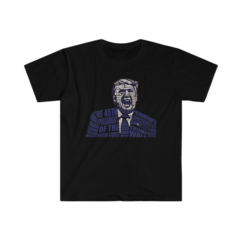 Trump Calligram Unisex Softstyle T-Shirt
