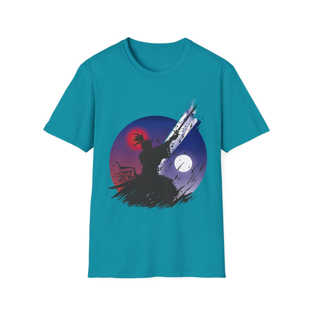 Samurai Moon Cut Unisex Softstyle T-Shirt