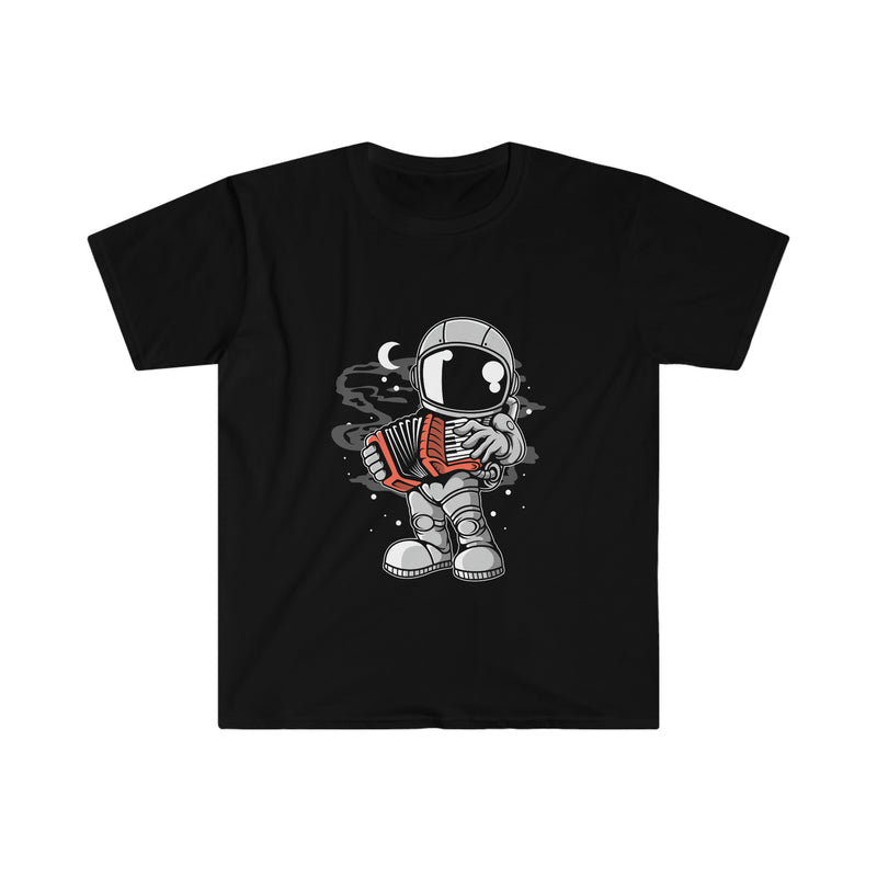 Astronaut Accordion Unisex Softstyle T-Shirt