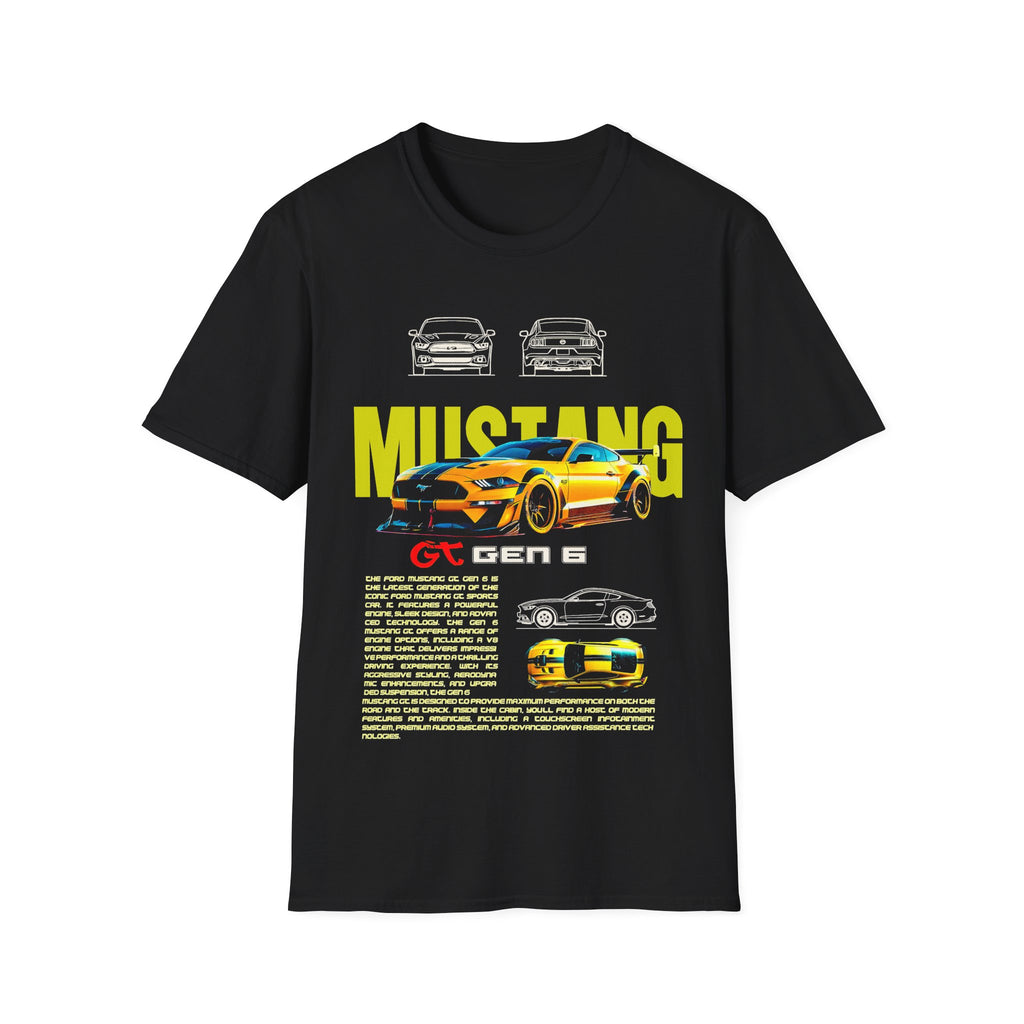 Mustang Gt Thunder Unisex Softstyle T-Shirt