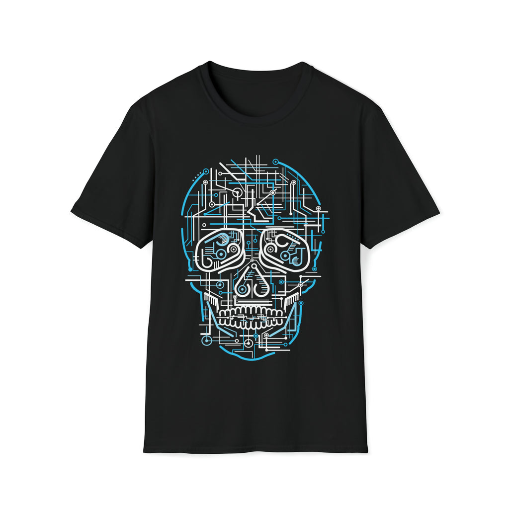 Electric Skull Unisex Softstyle T-Shirt