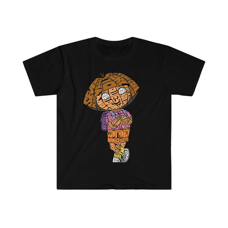 Dora Calligram Unisex Softstyle T-Shirt