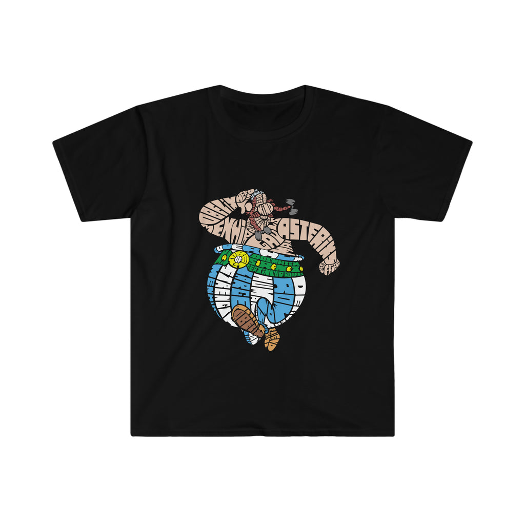 Obelix Calligram Unisex Softstyle T-Shirt