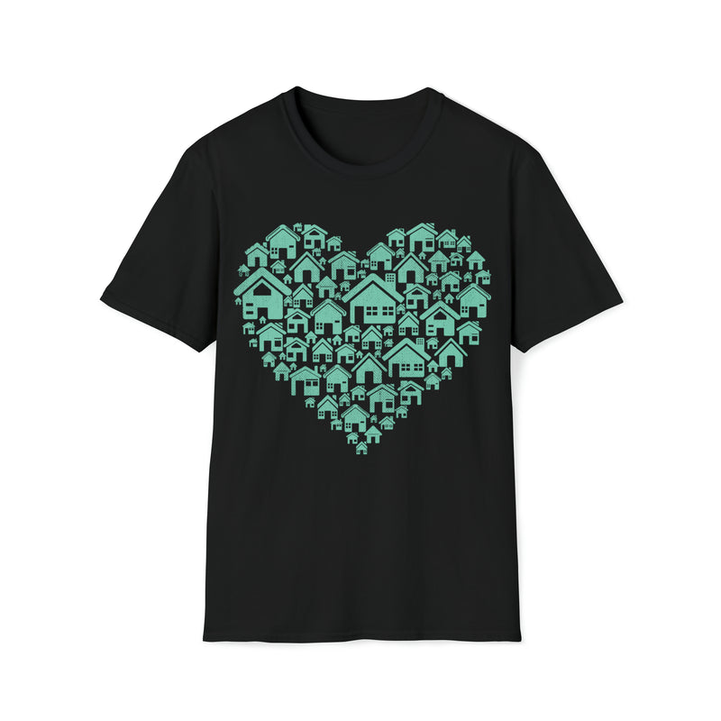 Home Heart Unisex Softstyle T-Shirt
