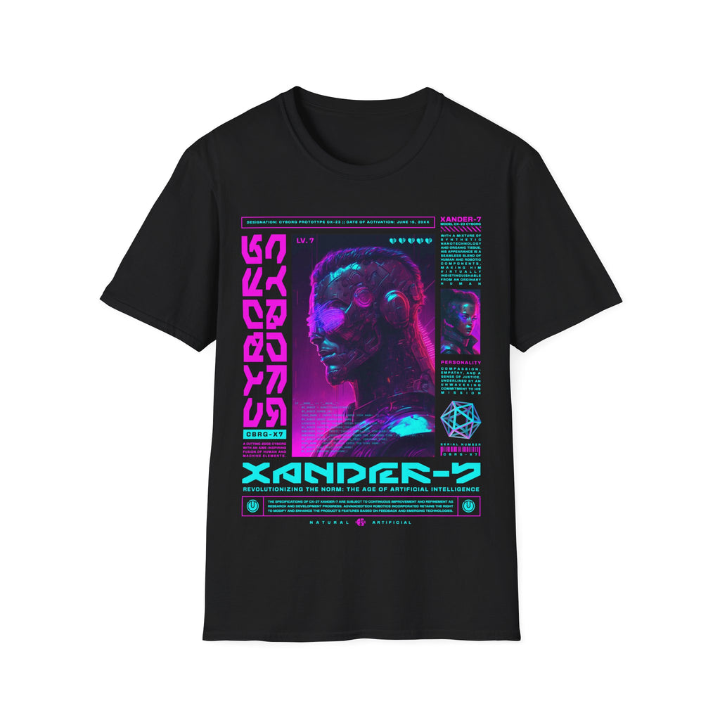 Xander-Cyborg Unisex Softstyle T-Shirt