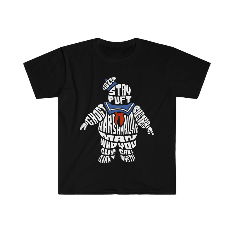 Stay Puft Calligram Unisex Softstyle T-Shirt
