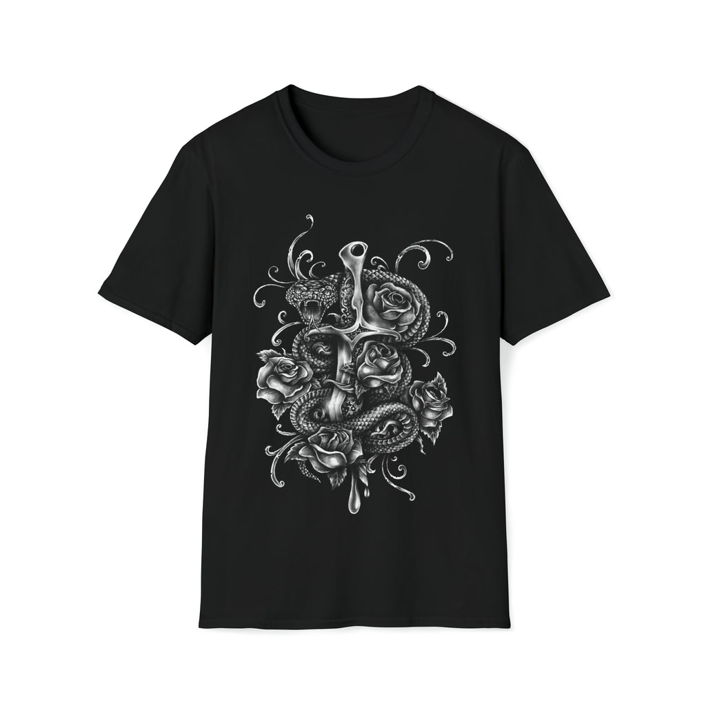 Dagger And Snake Unisex Softstyle T-Shirt