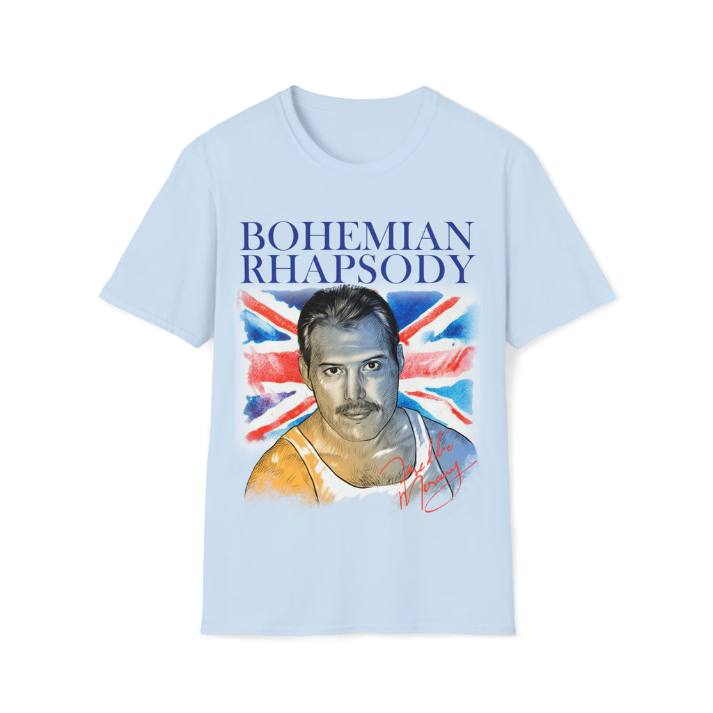 Freddie Mercury Bohemian Rhapsody   Unisex Softstyle T-Shirt