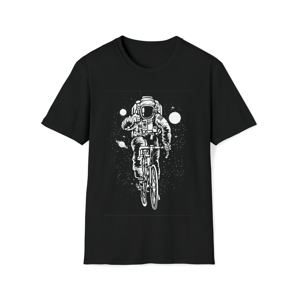 Astronaut Bicycle Unisex Softstyle T-Shirt