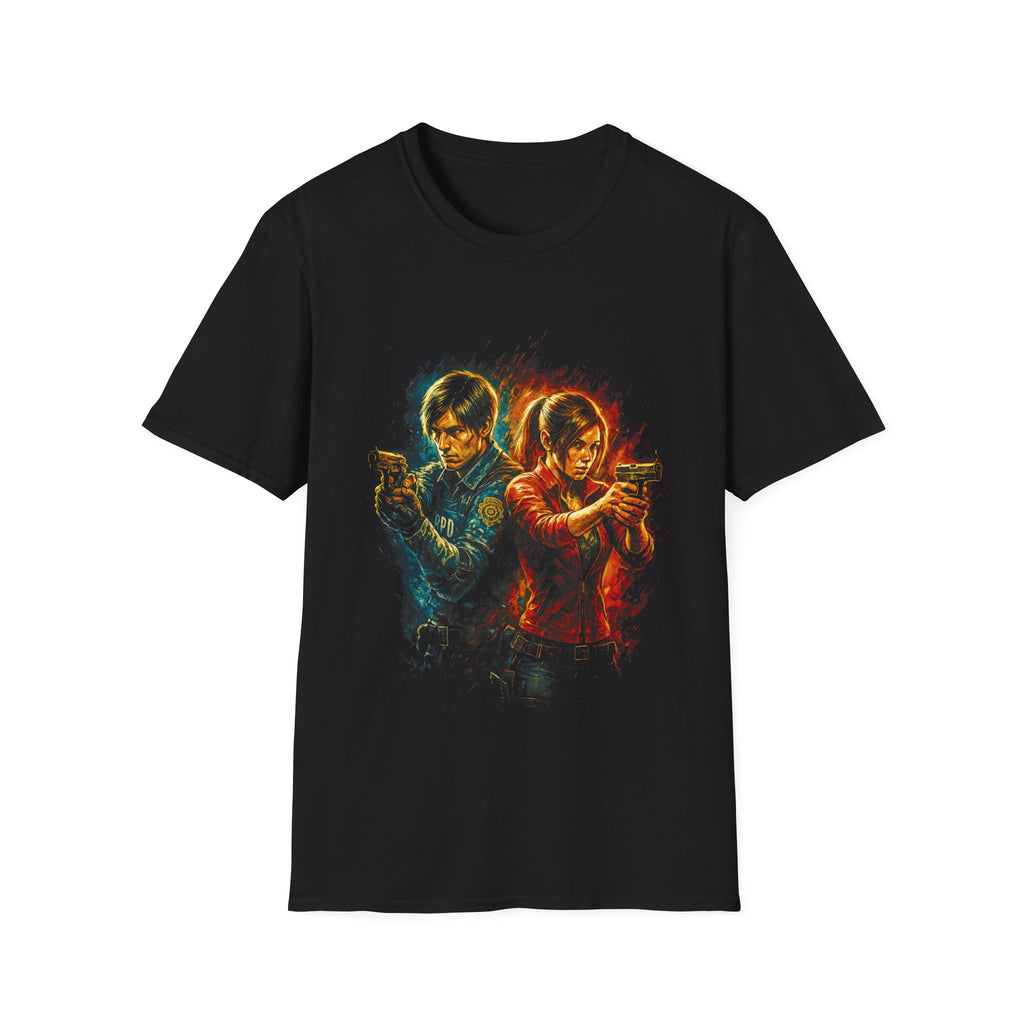 Dual Heroes Unisex Softstyle T-Shirt