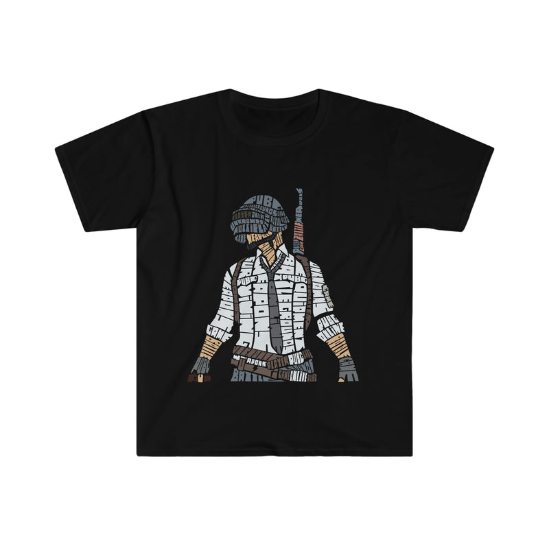 Pubg Calligram Unisex Softstyle T-Shirt