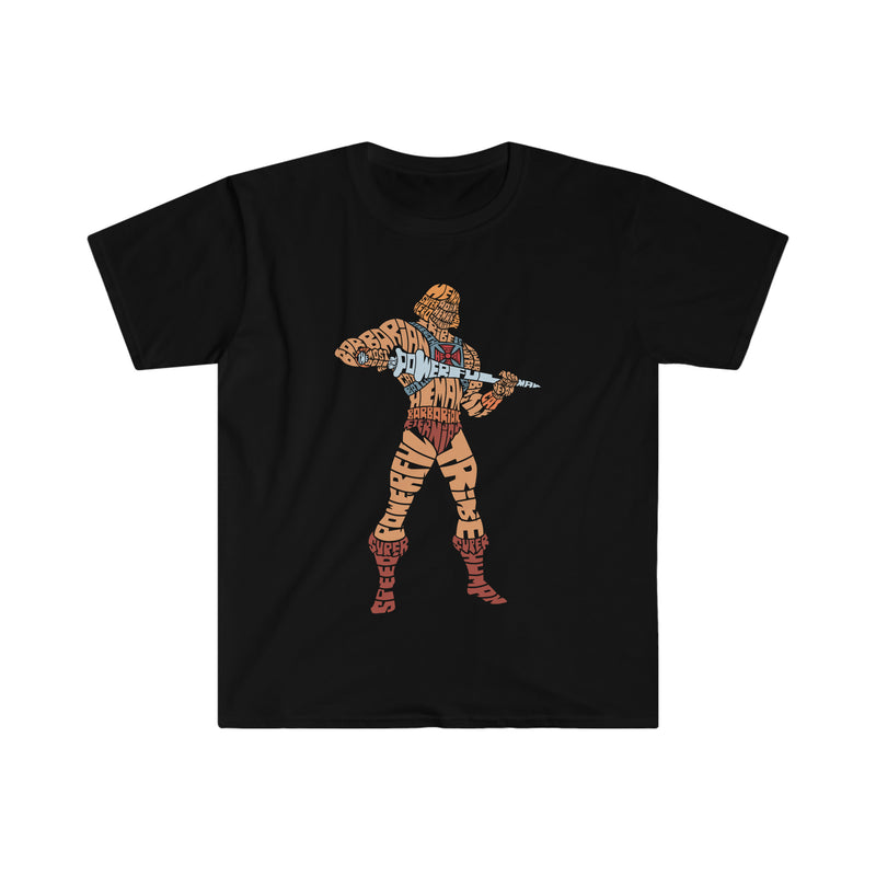 Heman Calligram Unisex Softstyle T-Shirt