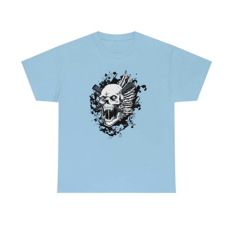 Monster Skull Head Unisex Heavy Cotton Tee