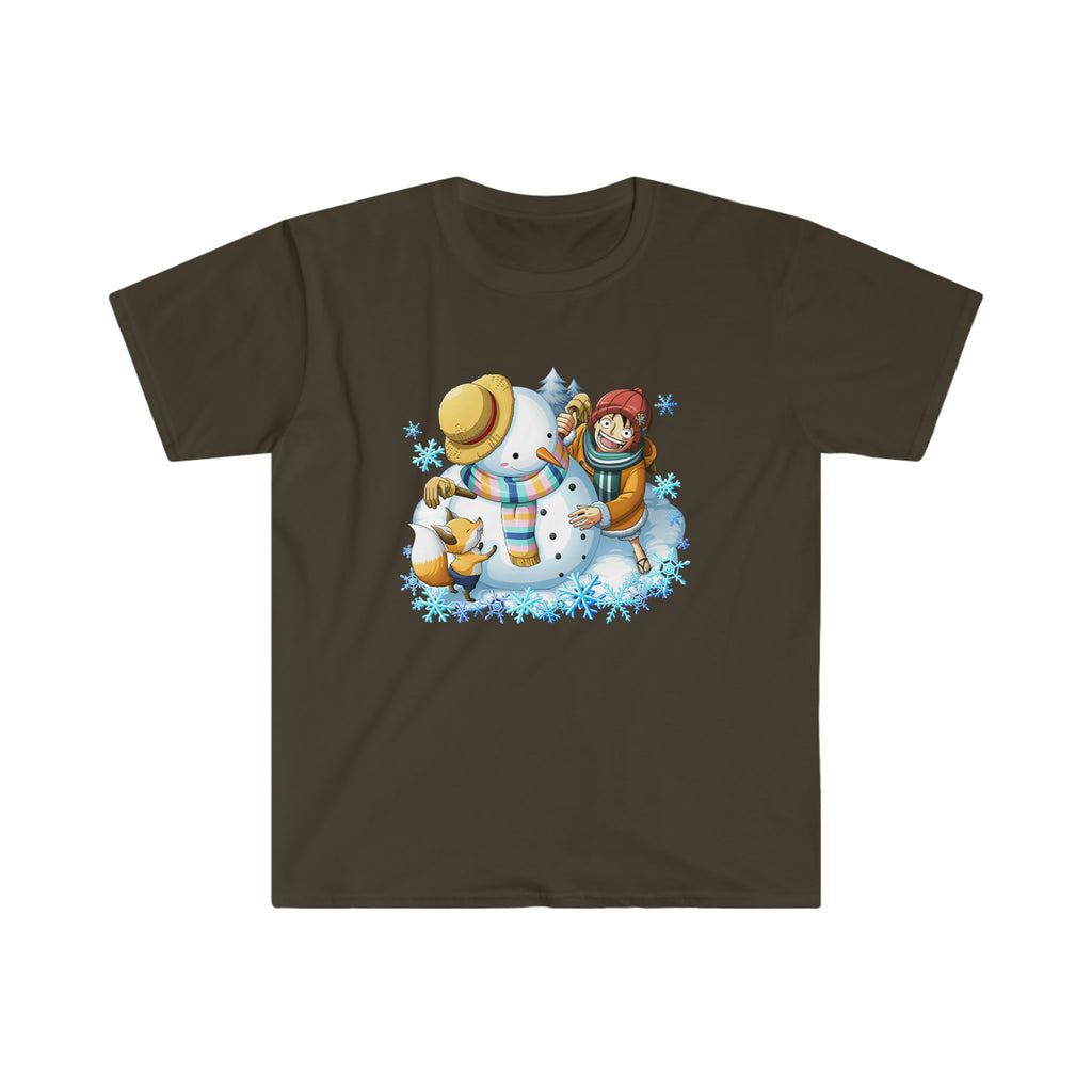 Snowman Luffy Unisex Softstyle T-Shirt