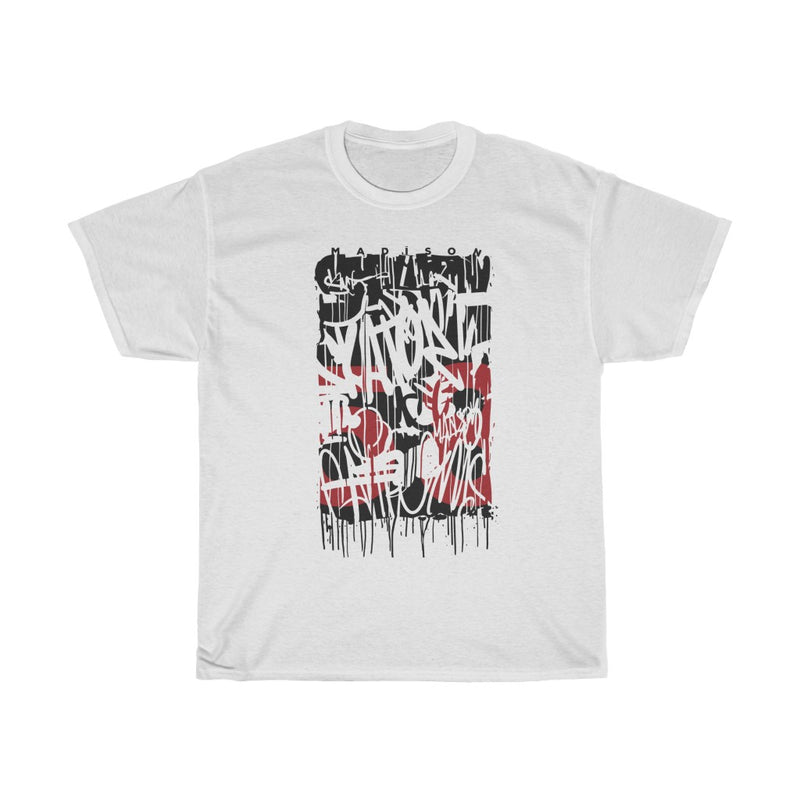 Madison Graffiti Tag Unisex Heavy Cotton Tee