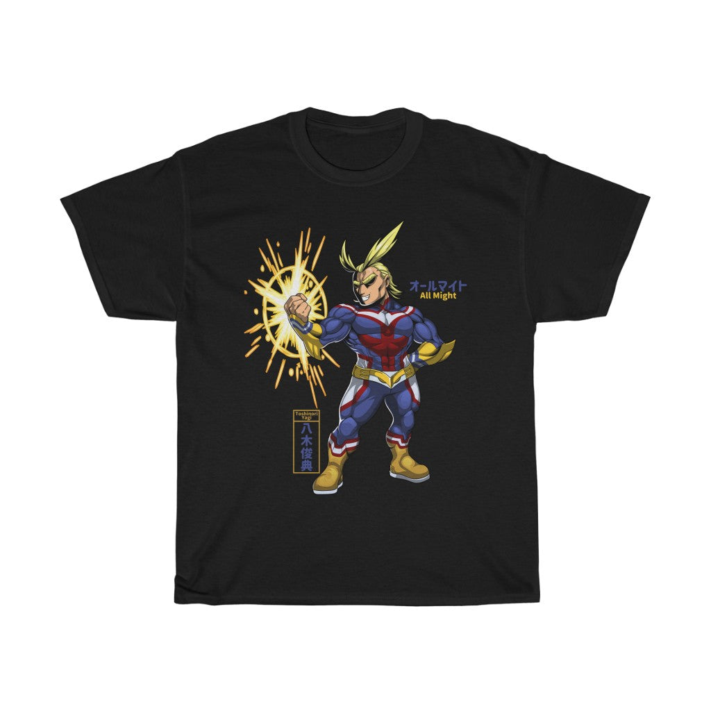 All Might Anime Character Unisex  Heavy Cotton Tee