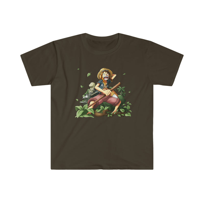 Luffy In Wild Unisex Softstyle T-Shirt