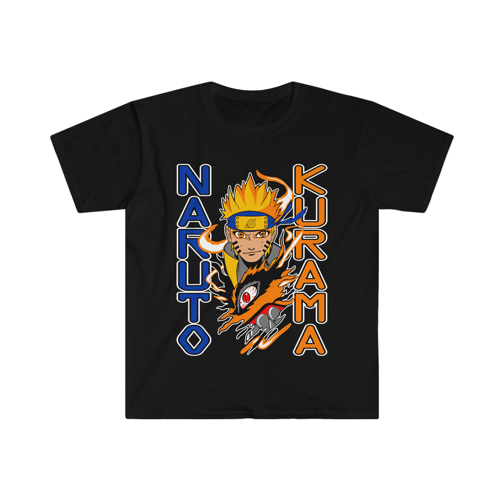 Naruto+Kurame Unisex Softstyle T-Shirt