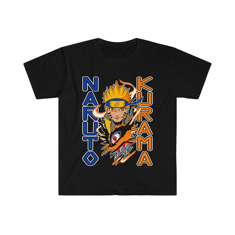 Naruto+Kurame Unisex Softstyle T-Shirt