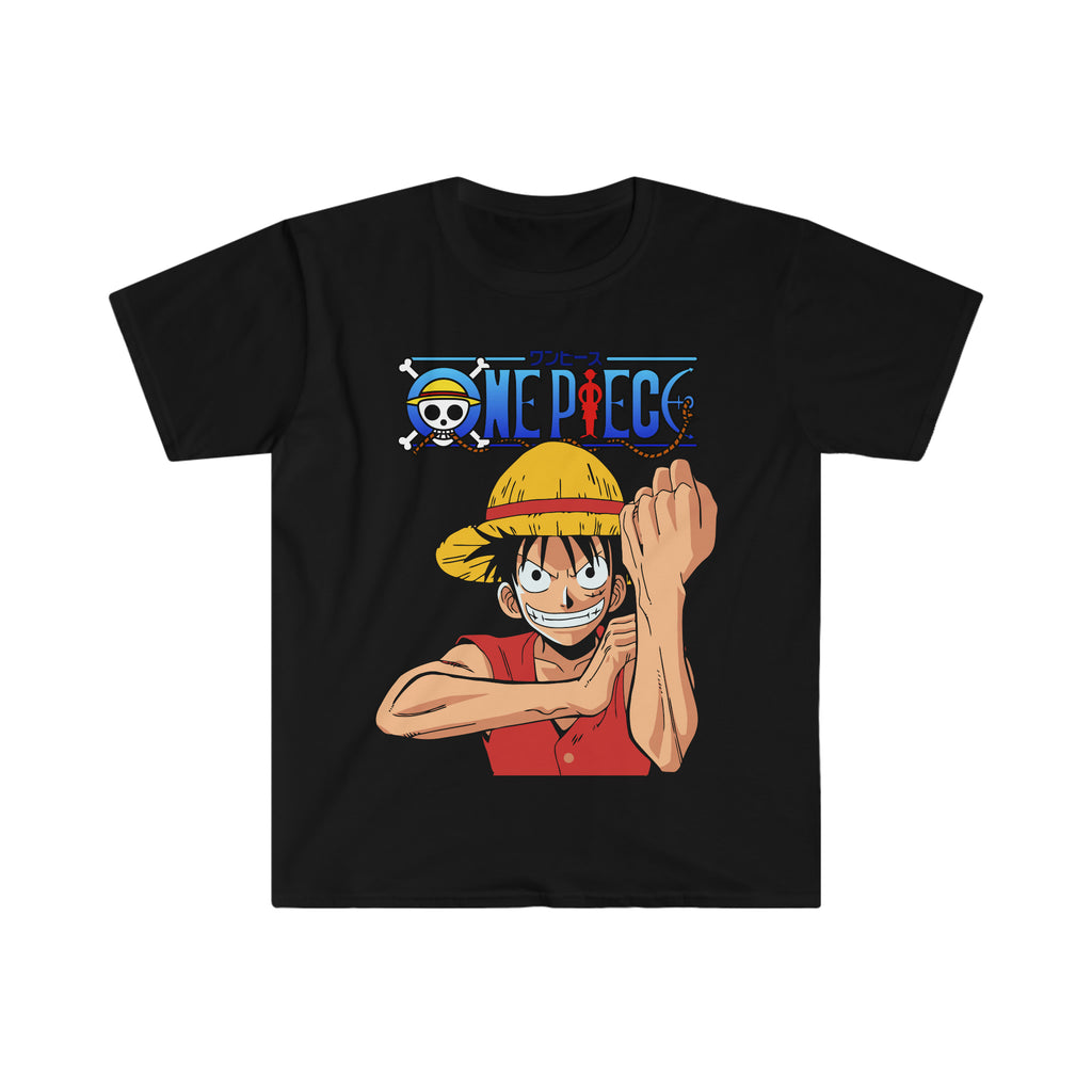 Luffy Rude Gesture Unisex Softstyle T-Shirt