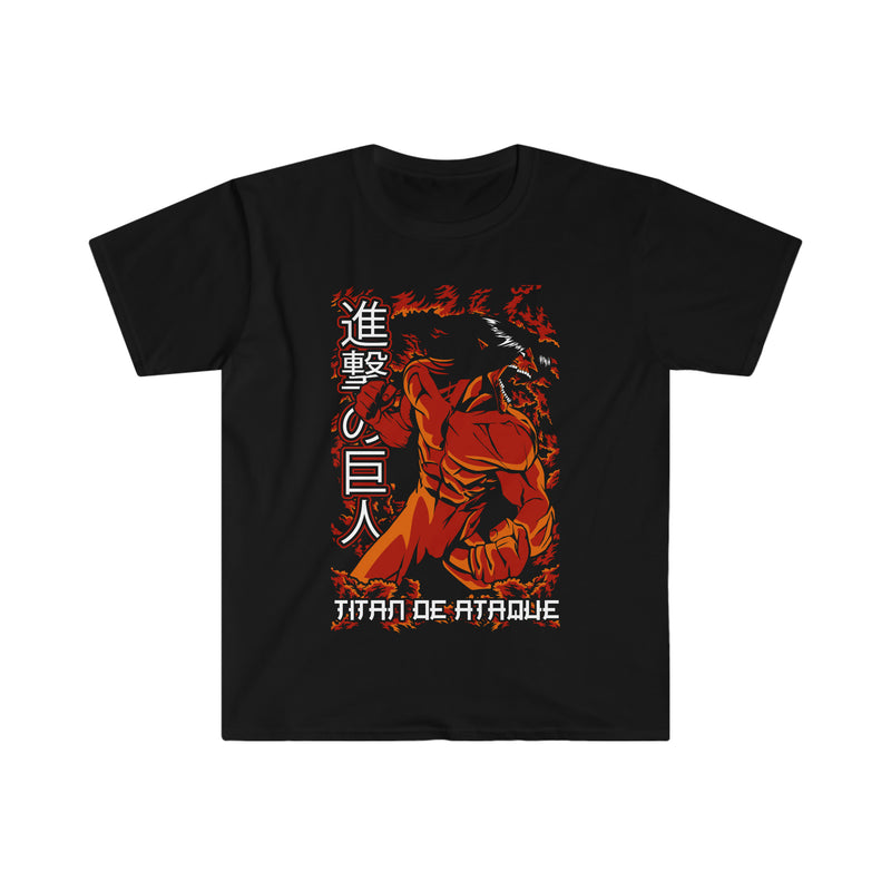 Titan De Ataque Unisex Softstyle T-Shirt