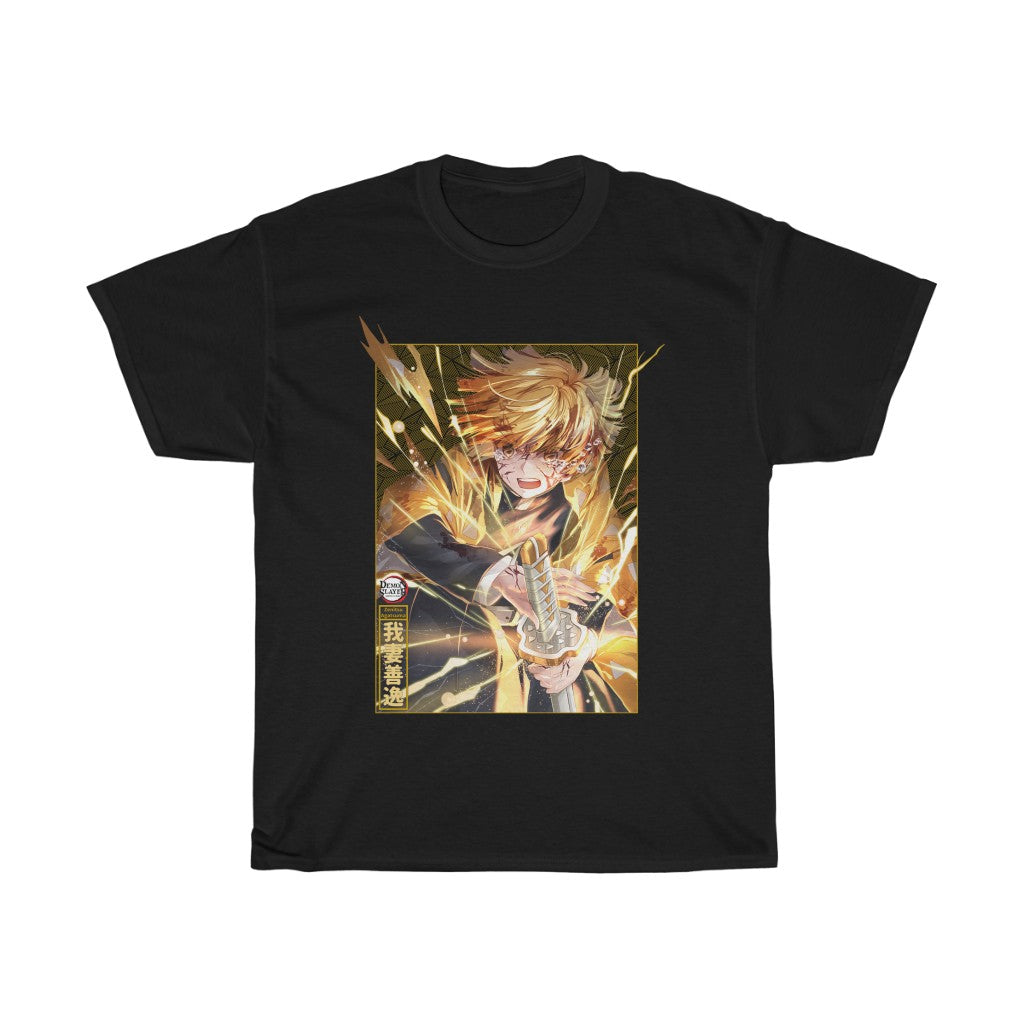 Zenitsu Agatsuma Anime Character Unisex  Heavy Cotton Tee