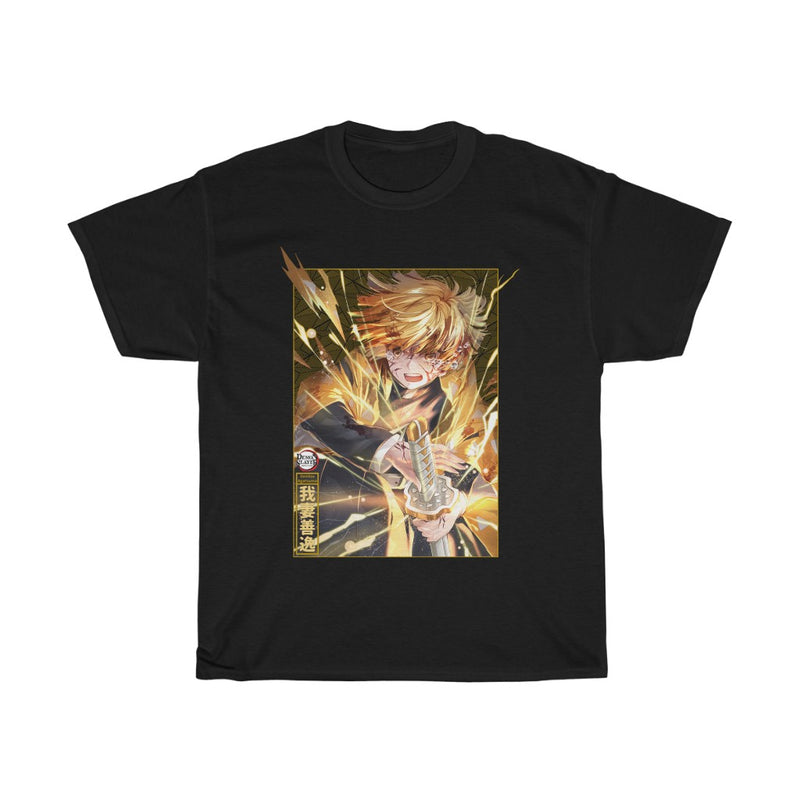 Zenitsu Agatsuma Anime Character Unisex  Heavy Cotton Tee