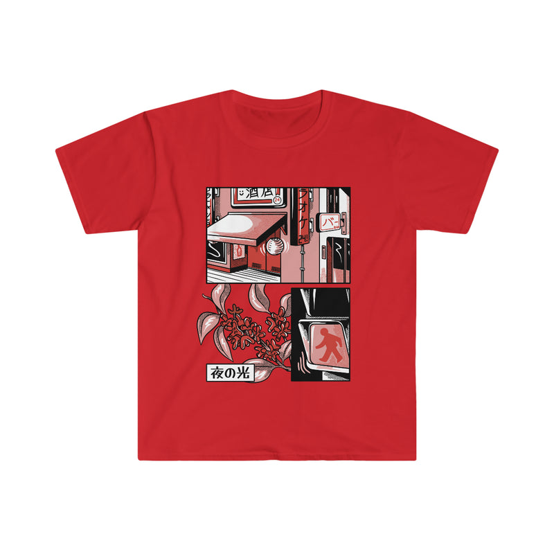 Slice Of Life Manga City Scene Unisex Softstyle T-Shirt
