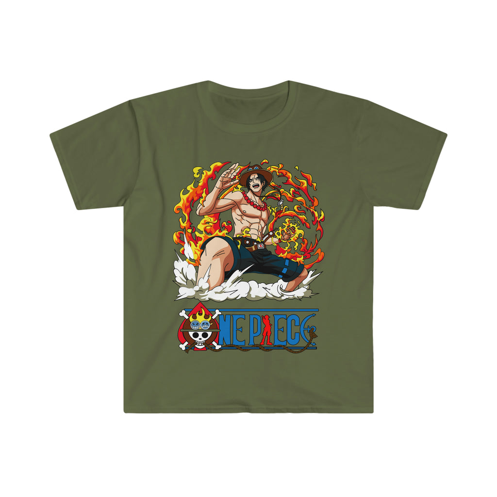 Ace One Piece Unisex Softstyle T-Shirt – Shujaa Tees