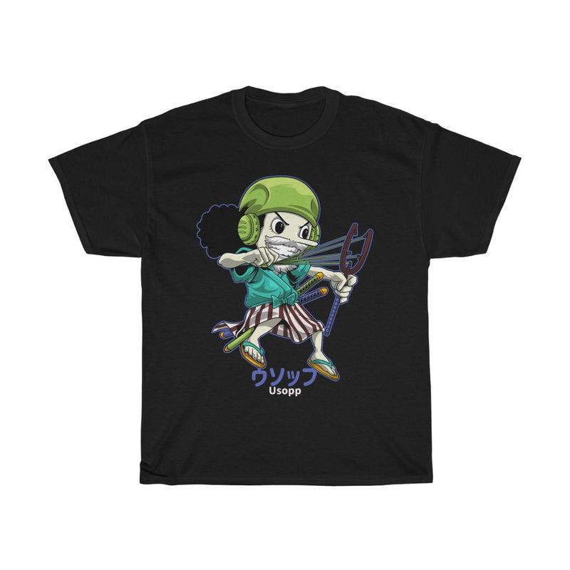 Usopp Anime Character Unisex  Heavy Cotton Tee
