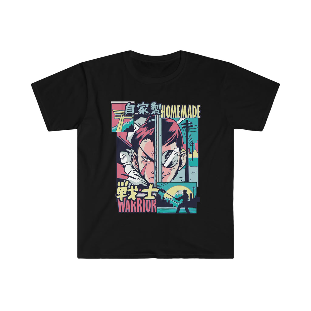 Anime Vaporwave Homemade Warrior Unisex Softstyle T-Shirt
