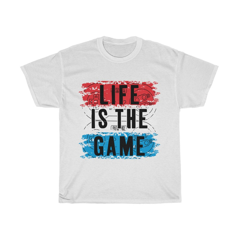 Life Is The Game Unisex Heavy Cotton Tee