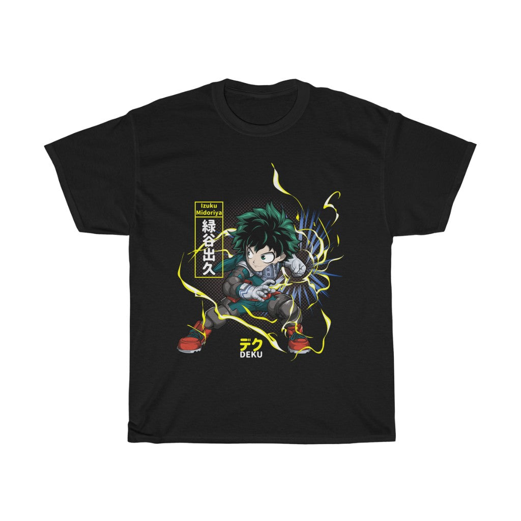 Deku Anime Character Unisex  Heavy Cotton Tee