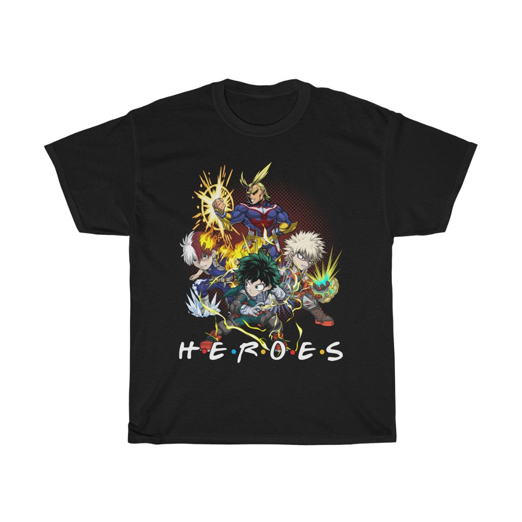 Heroes Anime Character Unisex  Heavy Cotton Tee