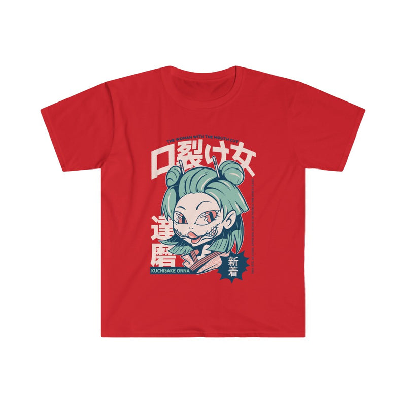 Kuchisake Onna Japanese Yokai Unisex Softstyle T-Shirt