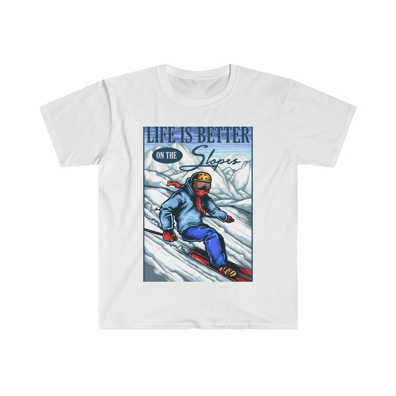 Ski Life Unisex Softstyle T-Shirt