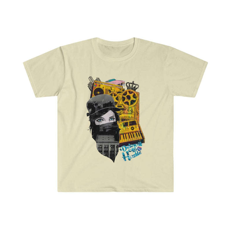 Detroit Hustle Unisex Softstyle T-Shirt