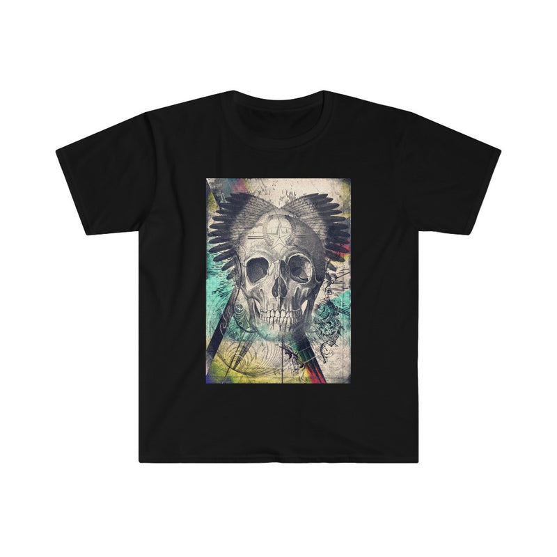 Flying Skull Unisex Softstyle T-Shirt